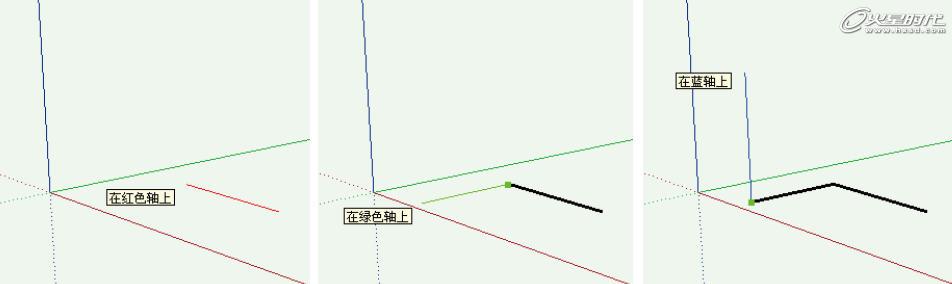 图6 平行于坐标轴的线